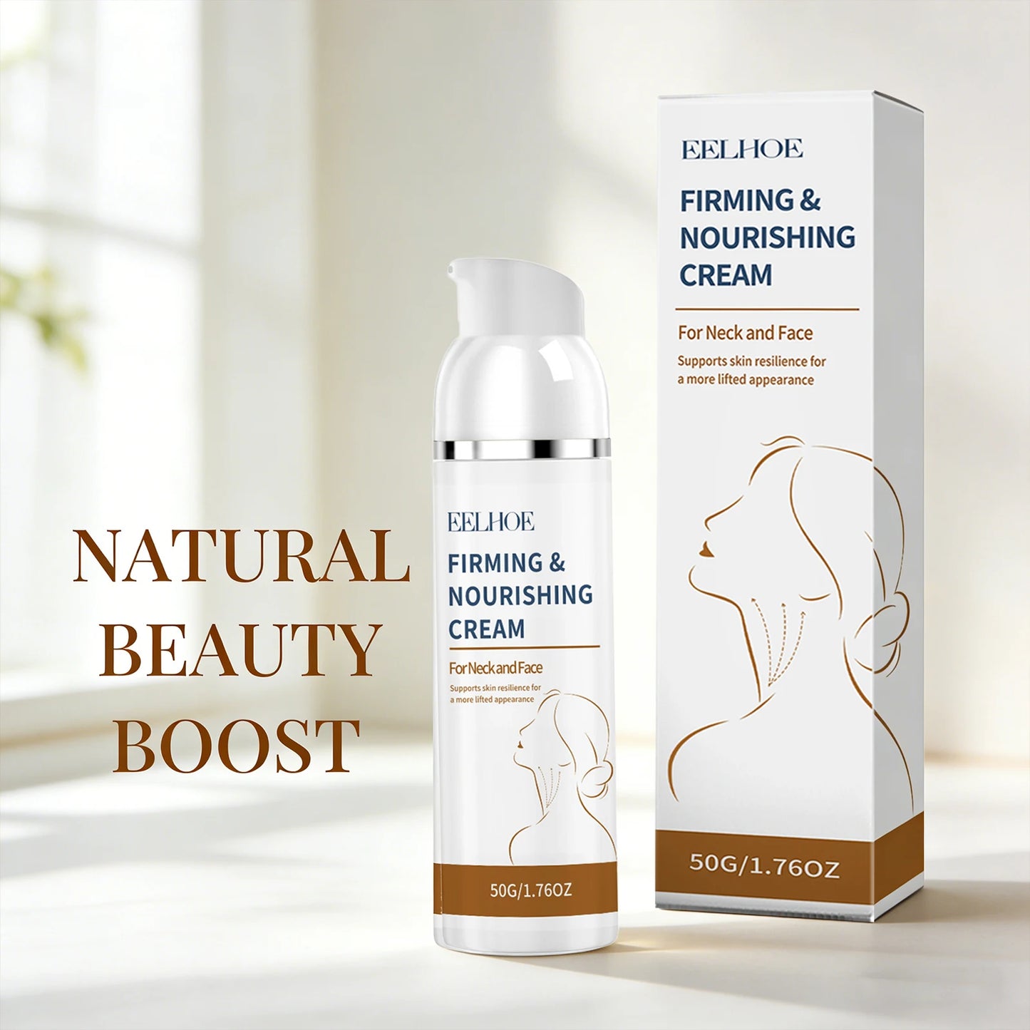 EELHOE Firming Neck Cream – Lift, Tighten & Hydrate 50g Firming Neck Cream Peaceful Pleasures Health and Wellness