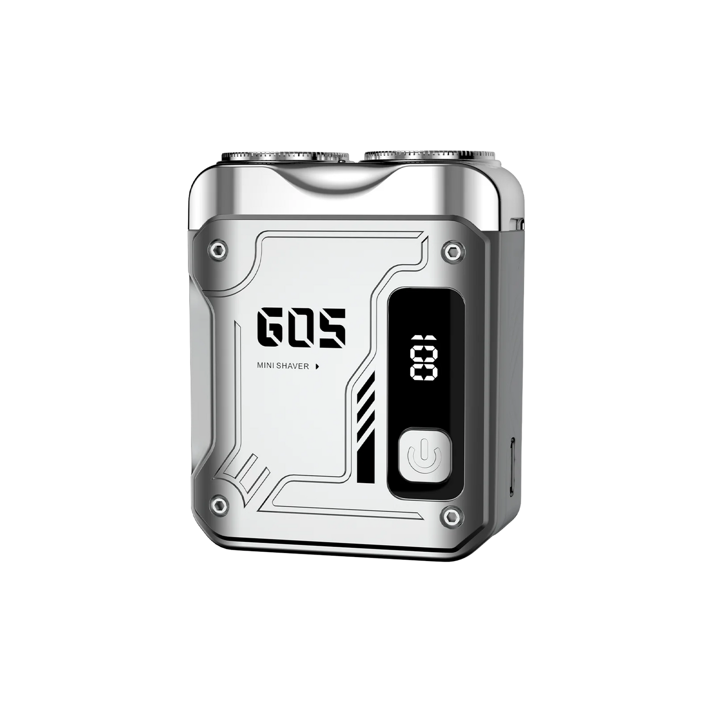 XMSJ Mini Rotary Electric Shaver – Digital Display & Dual Blades