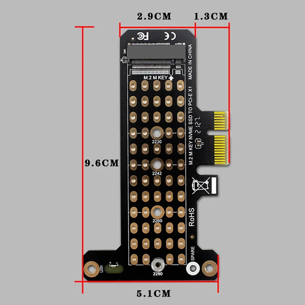 M.2 NVMe to PCIe 4.0 X1 Expansion Card 32Gbps Peaceful Pleasures Health and Wellness