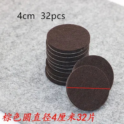 Felt Chair Leg Pads 5mm – Floor Scratch Protector 18–128 Pcs