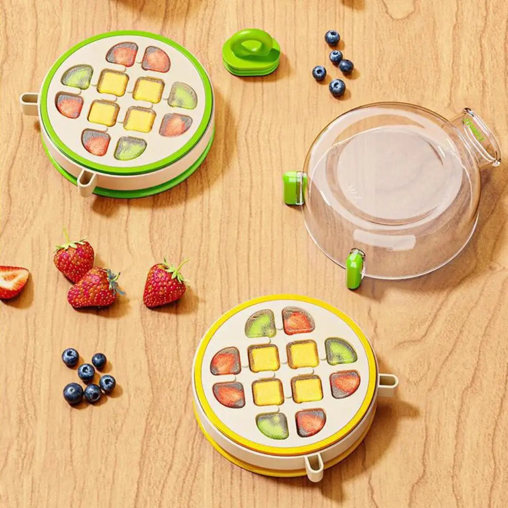 Food Storage Plastic Ice King Cup Heat Relief Press Mechanism Ice Making Box Summer Design Ice Storage Box Kitchenware Peaceful Pleasures Health and Wellness