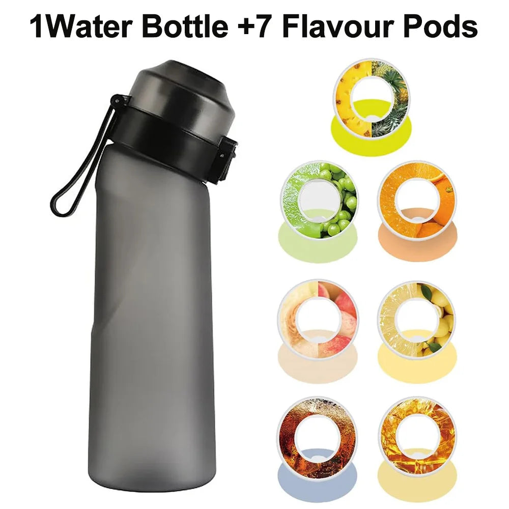 650ml BPA Free Scented Air Water Bottle with 7 Flavour Pods