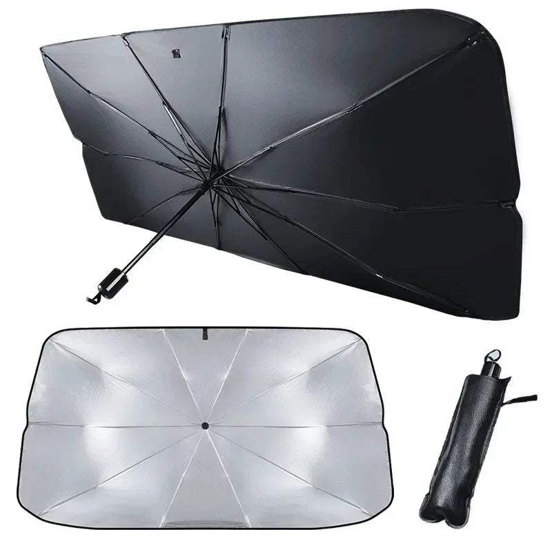 Car Sunshade Retractable Sunscreen for Windshield Peaceful Pleasures Health and Wellness