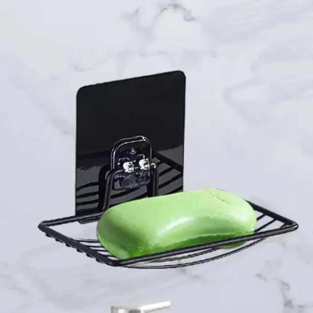 Stainless Steel Soap Rack | Punch-Free Wall Holder with Drain