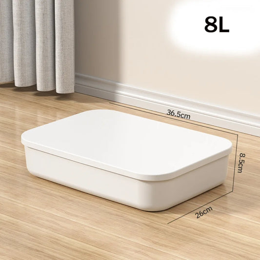 Stackable Plastic Storage Box with Lid | Home Organizer Stackable Storage Box Peaceful Pleasures Health and Wellness C