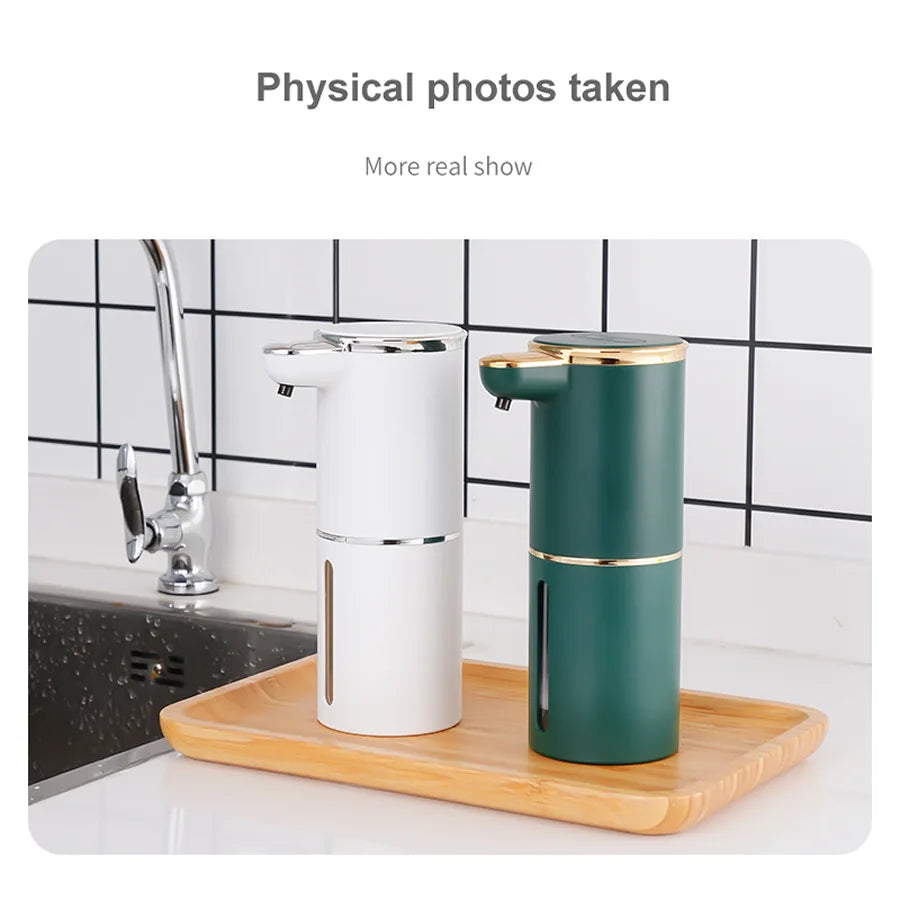 Touchless Foam Soap Dispenser Wall-Mounted Auto Sensor 300ml Foam Soap Dispenser Peaceful Pleasures Health and Wellness