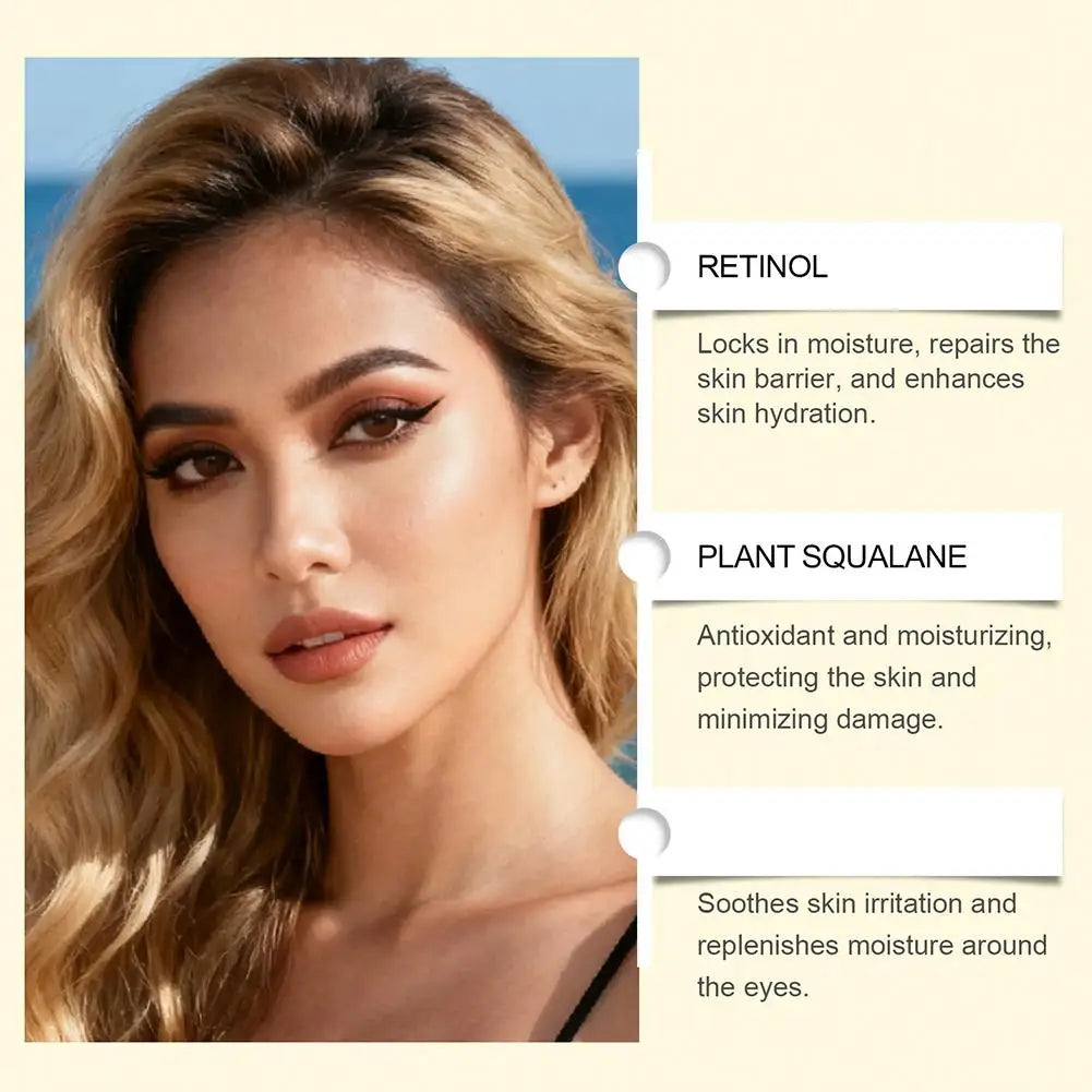 Retinol Eye Stick Firming Lifting Skin Care Soft Smooth Elimination Dark Circles Deep Hydrating Hyaluronic Acid Eye Cream Peaceful Pleasures Health and Wellness
