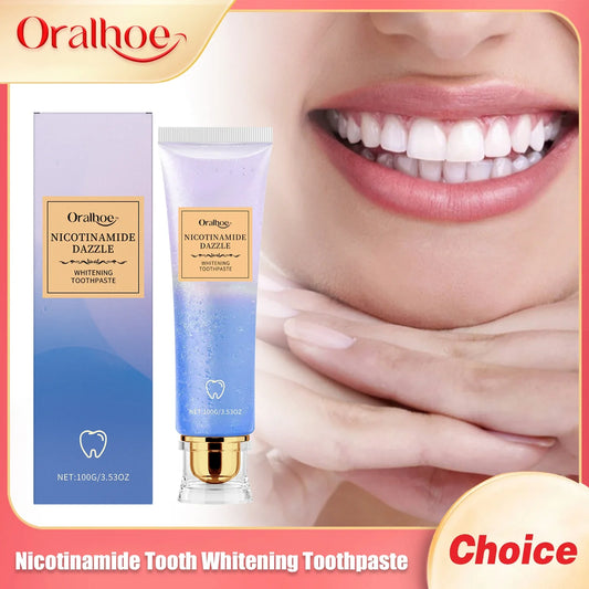 Oralhoe Nicotinamide Teeth Whitening Toothpaste 100g Whitening Toothpaste Oasis Select
