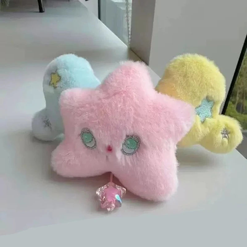 Plush Star Cartoon Keychain Pendant | Bag Charm & Gift