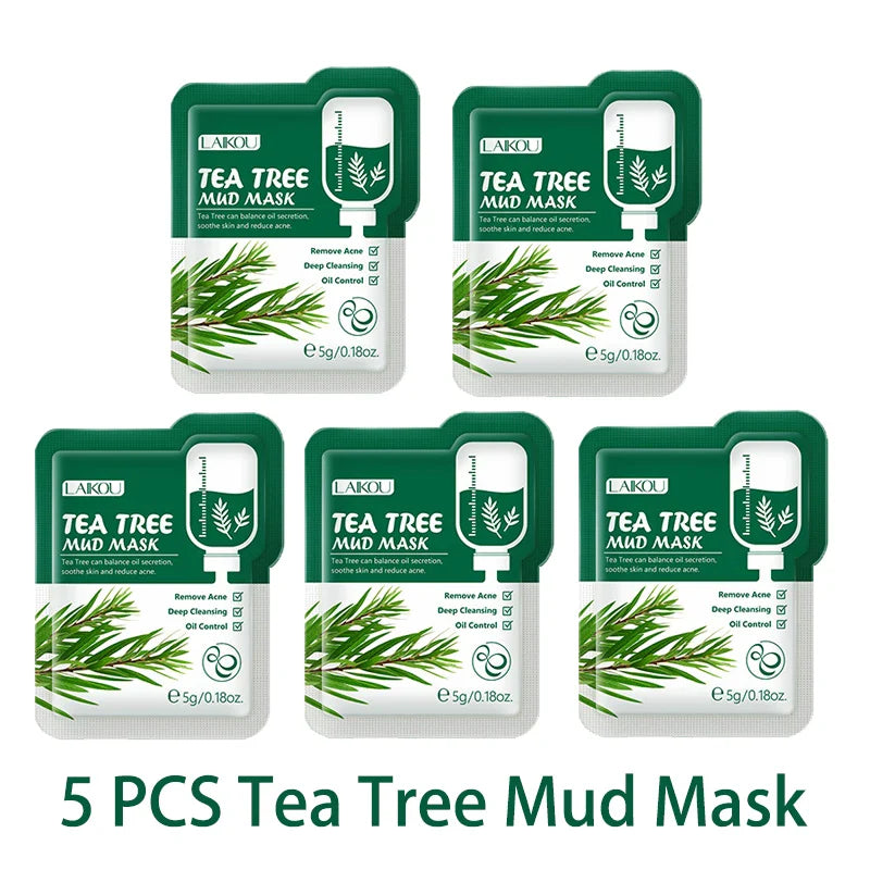 LAIKOU Sakura Sleeping Face Mask – Hydrating 5pcs Set