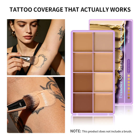 ibcccndc Multi-Shade Concealer Palette – Waterproof & Matte Concealer Palette Peaceful Pleasures Health and Wellness