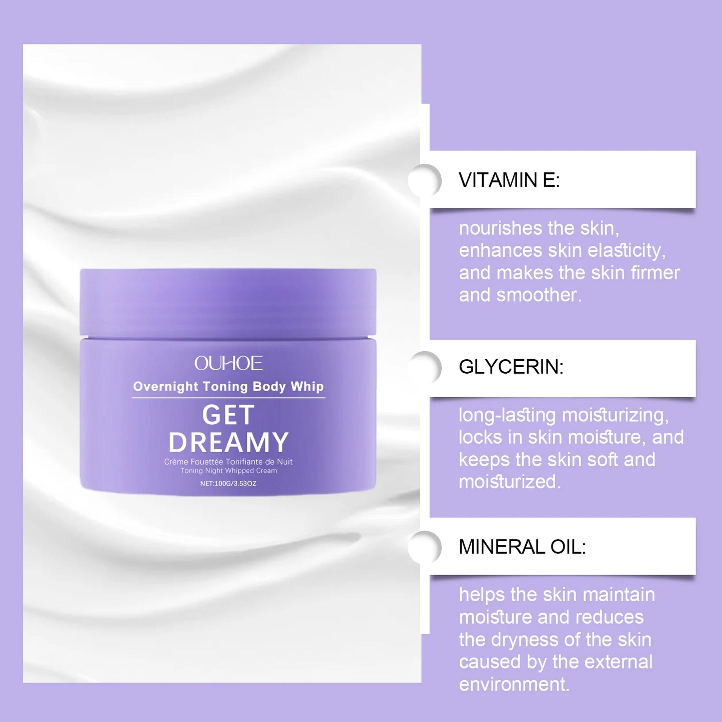 KOEC Overnight Firming Body Cream – Shea Butter & Coconut Oil