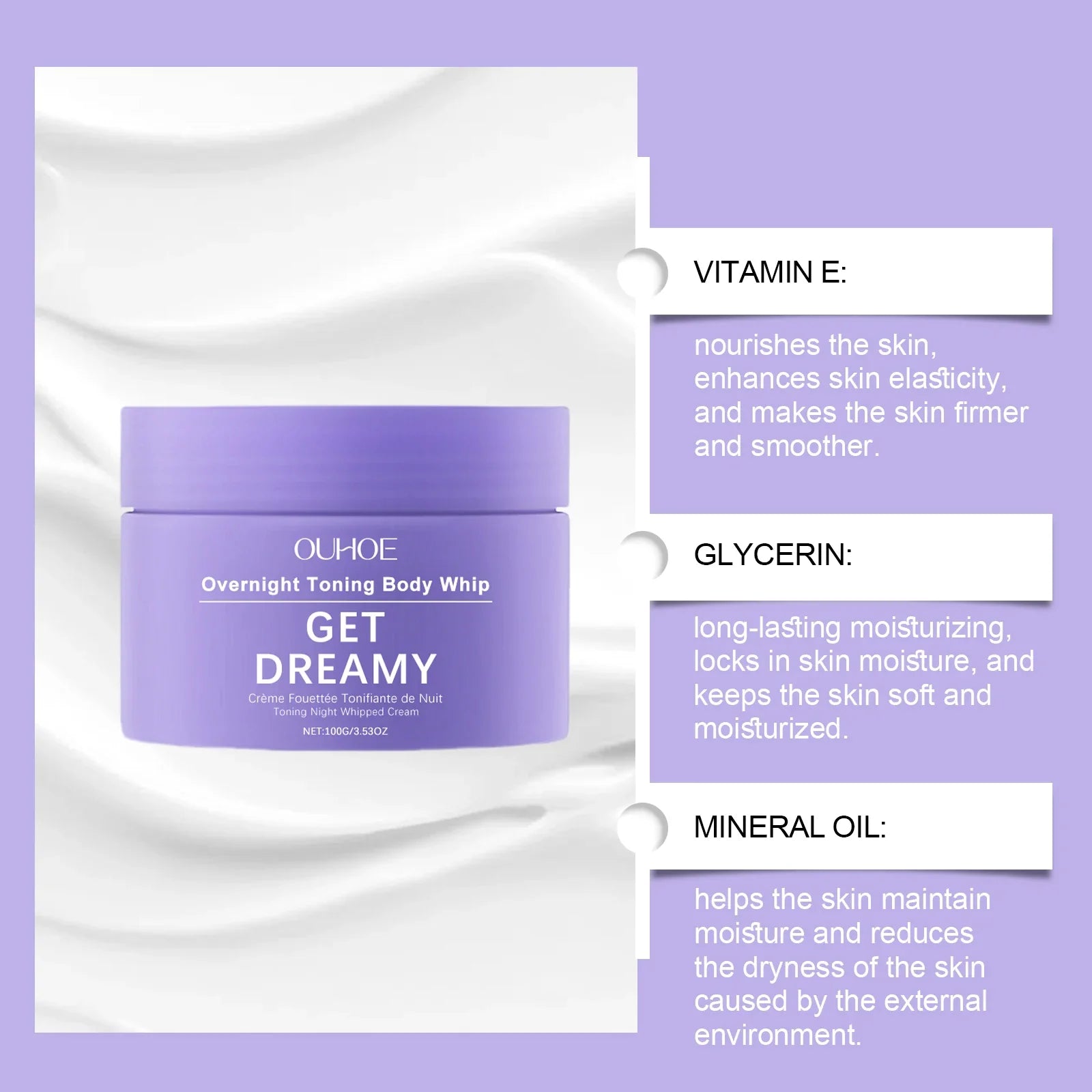 KOEC Overnight Firming Body Cream – Shea Butter & Coconut Oil Firming Body Cream Oasis Select