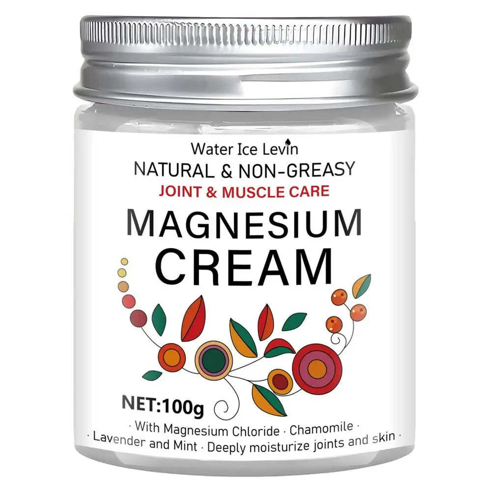Magnesium Body Butter Cream – 100g Deep Moisturizing Non-Greasy Cream with Chamomile, Lavender & Mint Peaceful Pleasures Health and Wellness 100g