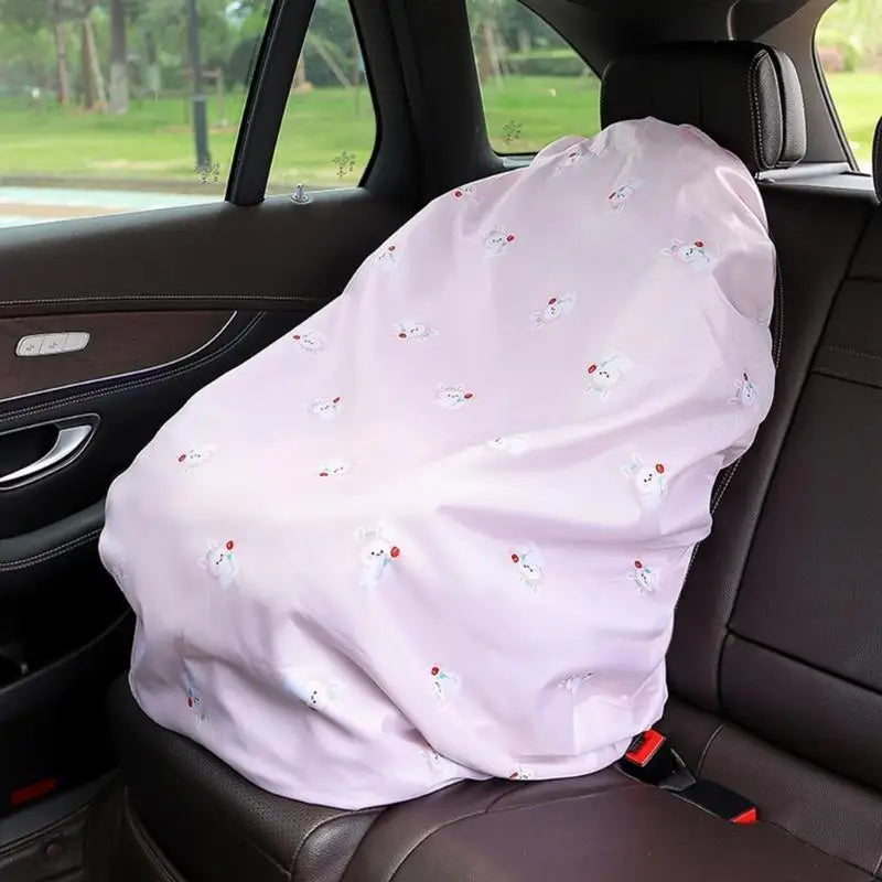 Baby Car Seat Sun Shade Cover – Breathable Dustproof Sleeve
