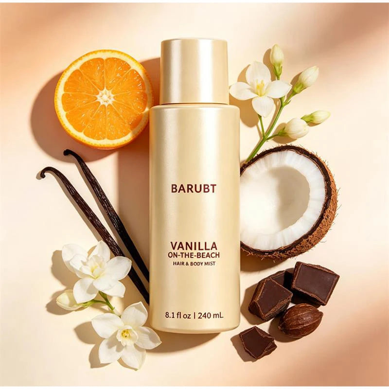 Vanilla Coconut Hair & Body Mist | Jasmine Amber Fragrance Spray