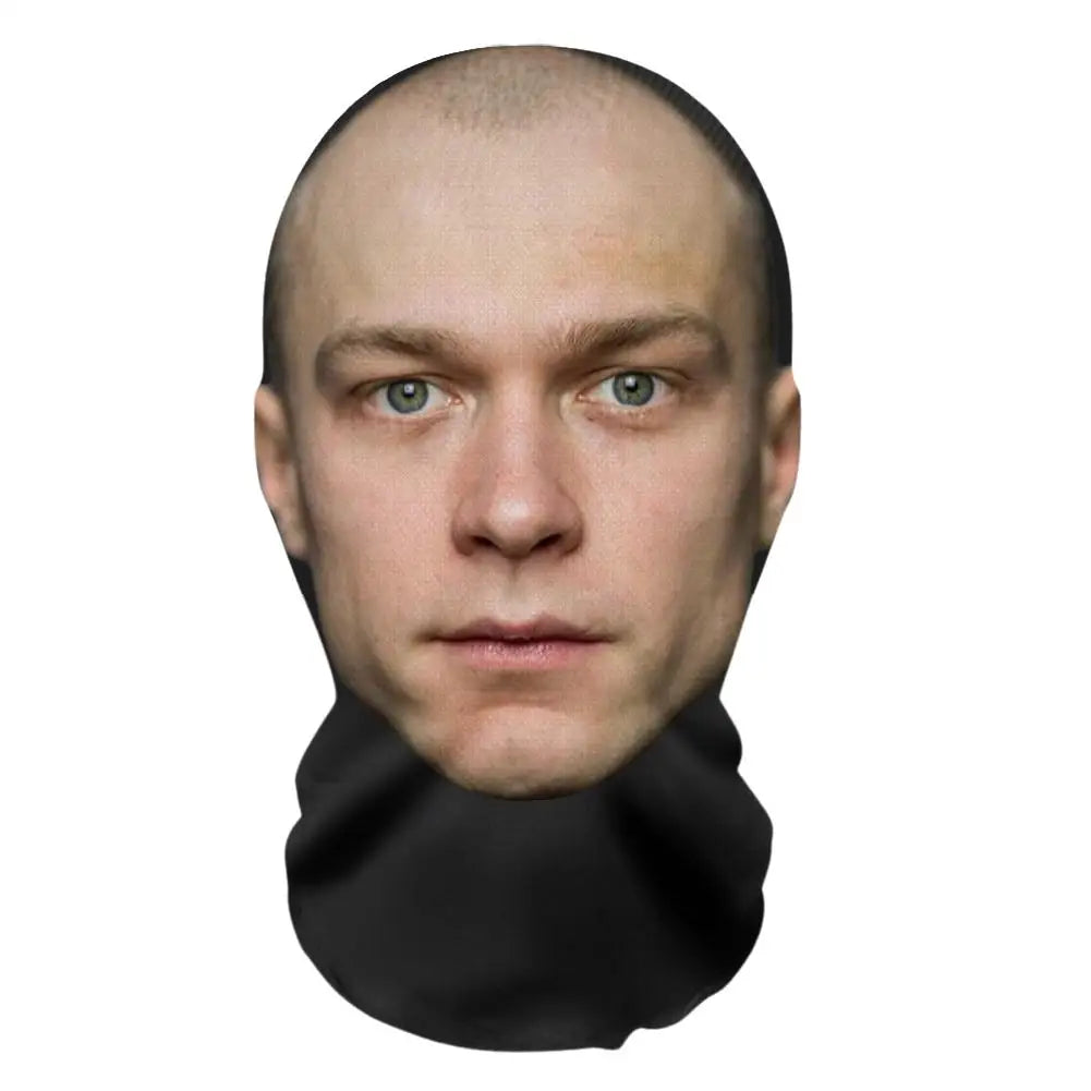3D Printed Funny Mesh Balaclava Full Face Cosplay Hood Mask