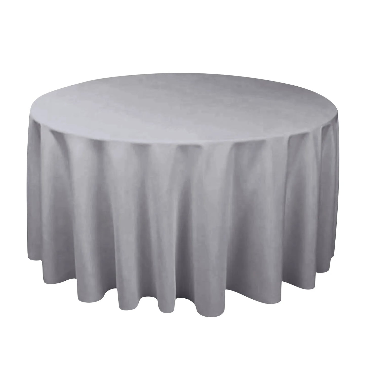Round Satin Tablecloth – Waterproof Wedding & Banquet Cover
