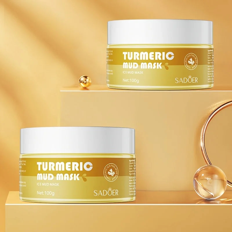 SADOER Turmeric & Ginger Mud Mask – Moisturizing Face Mask