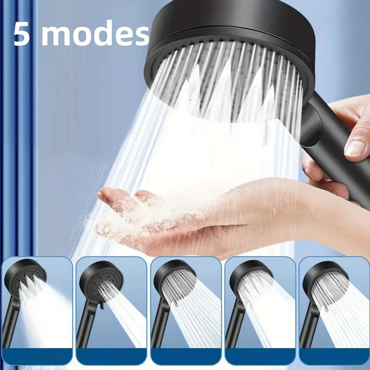 Shower Head Bathroom Sink Mixer Shower Phone 5modes for Bathroom High Pressure Water Saving Pressurized Spa Handheld Showers Peaceful Pleasures Health and Wellness