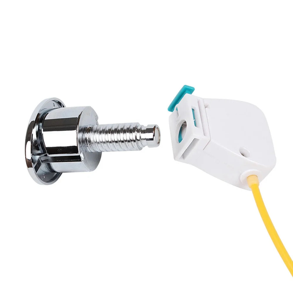 Chrome Plated ABS Dual Flush Toilet Button Compatible European