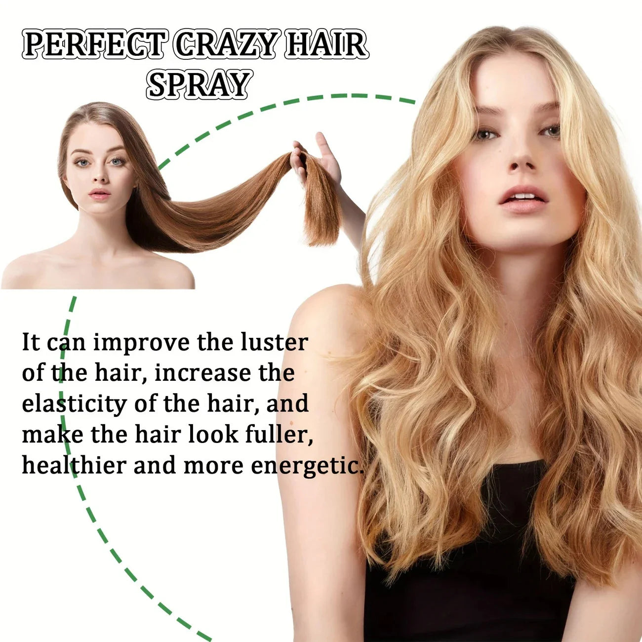 Glycerin Hair Gel – No-Rinse, Long-Lasting Hold & Volume 100g