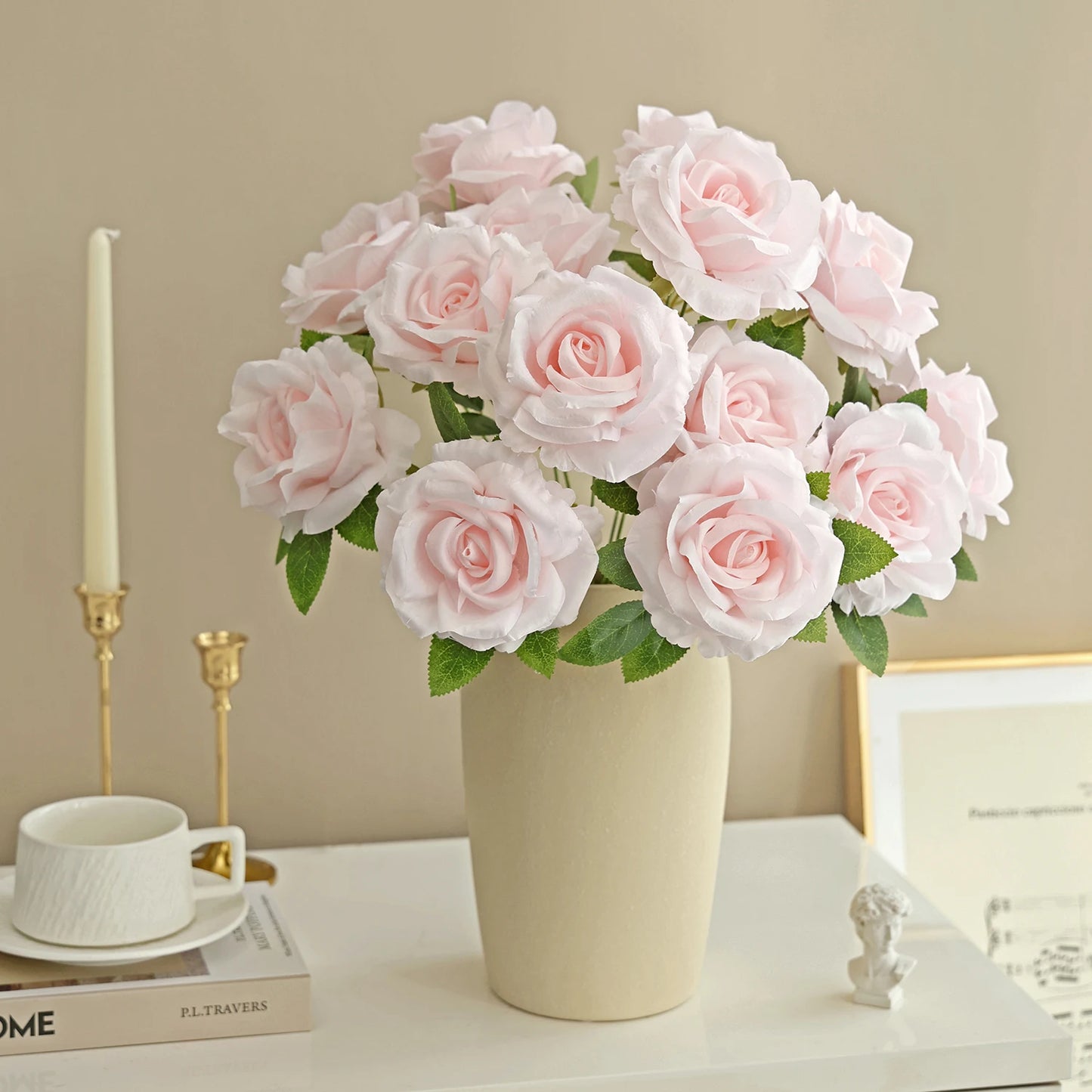 Silk Rose Artificial Bridal Bouquet | Wedding & Home Décor