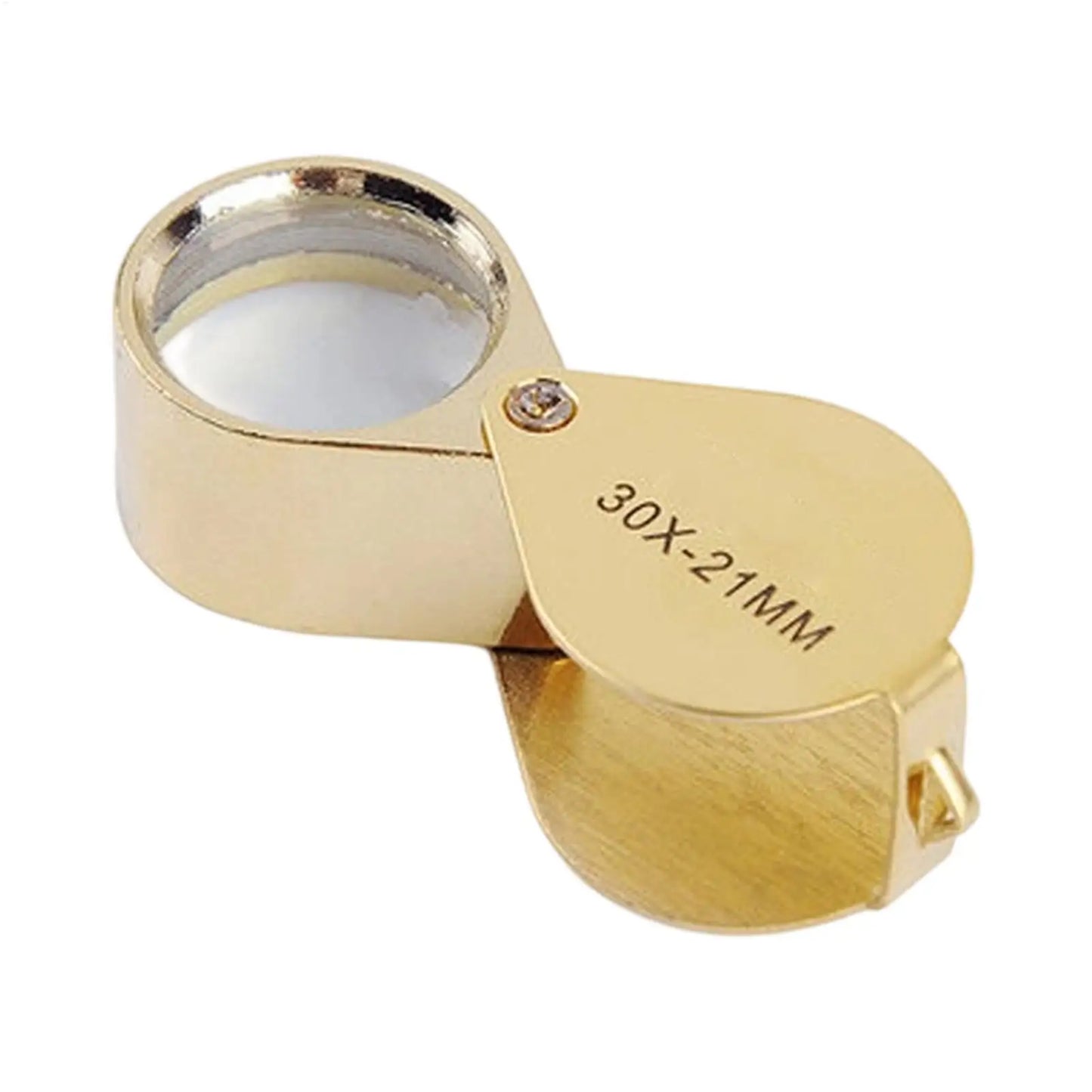 30X Pocket Loupe Magnifier – Foldable Jewelry & Reading Glass