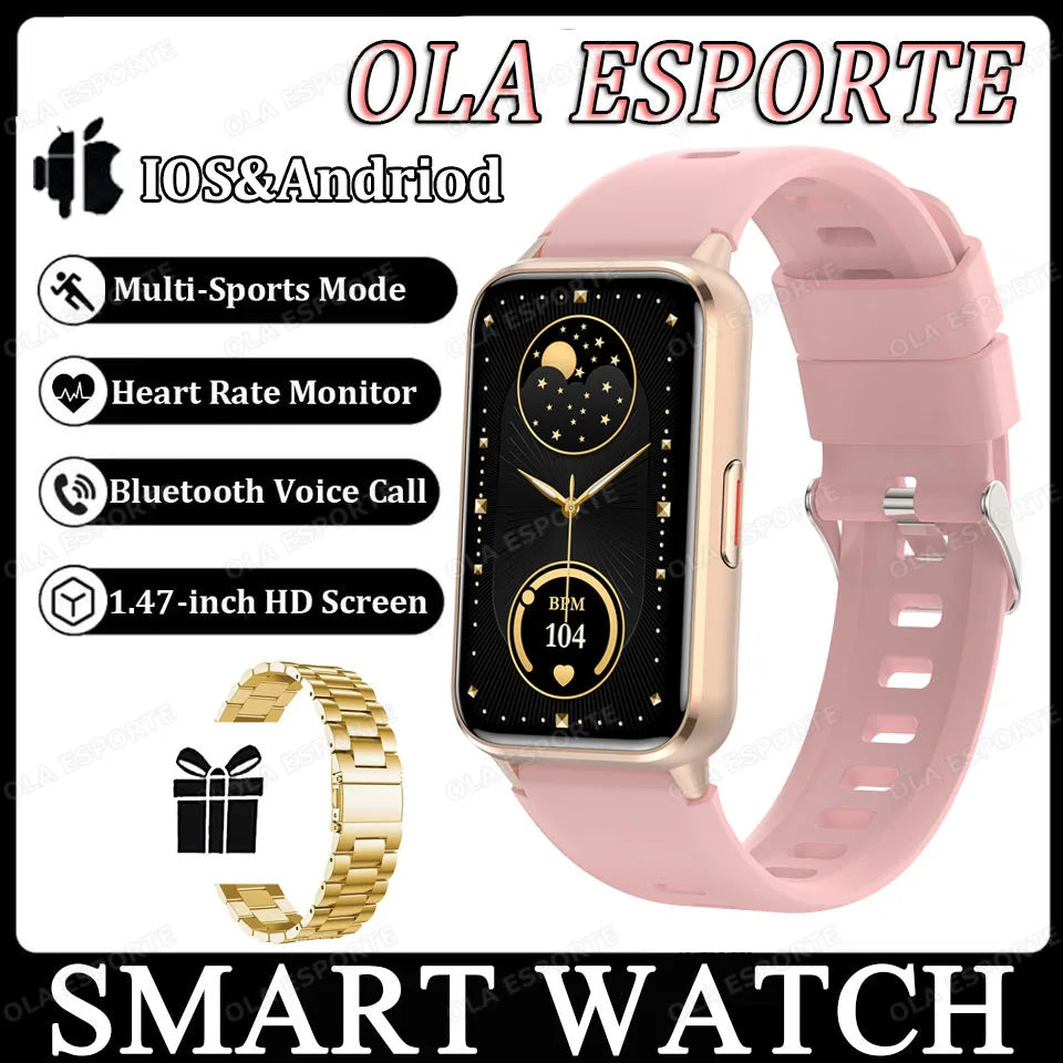 2026 Smart Bracelet Women Sport Smartwatch Men Heart Rate Sleep Monitoring Waterproof Fitness Smart Watch Ladies For Android IOS Peaceful Pleasures Health and Wellness Go18Szstrap