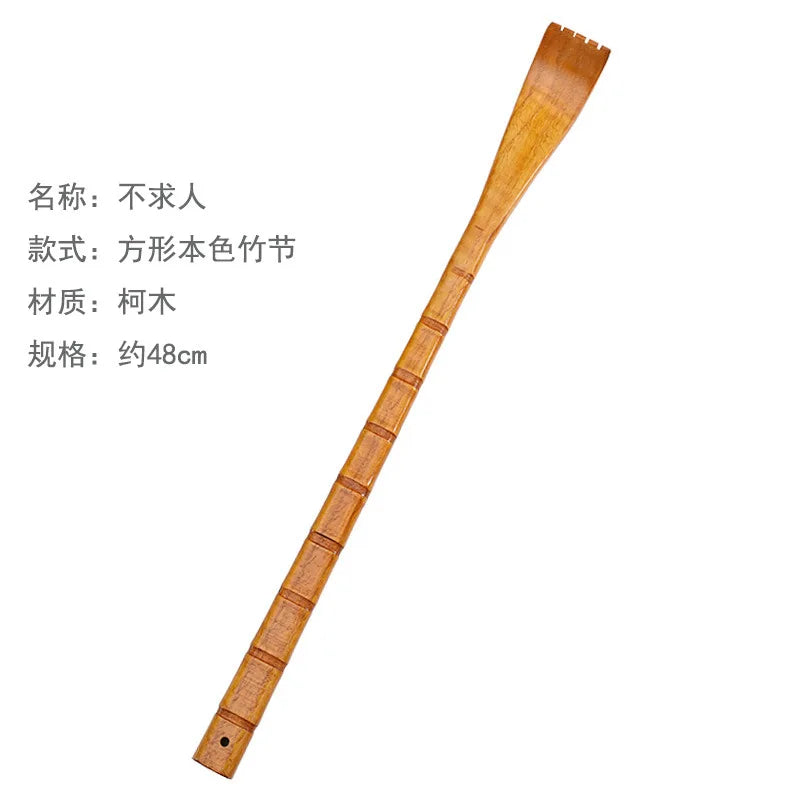 Wooden Back Scratcher Wood Back Scraper Scratching Hot Sell Massager Backscratcher Body Massage Bamboo Peaceful Pleasures Health and Wellness D