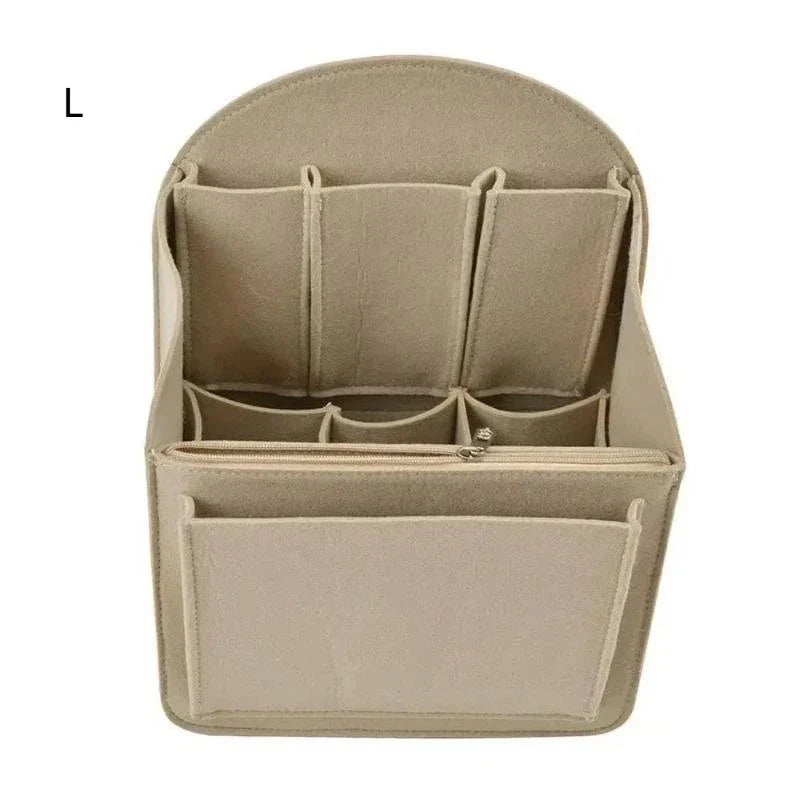 Felt Bag Insert Organizer – Multi-Pocket Travel Divider