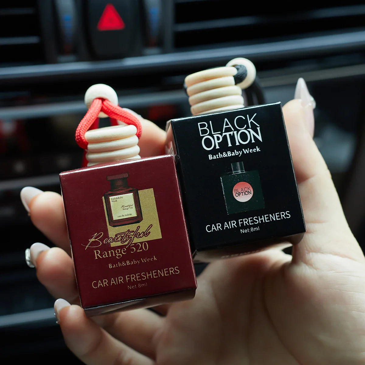 Perfume Bottle Car Air Freshener – Long-Lasting Scent