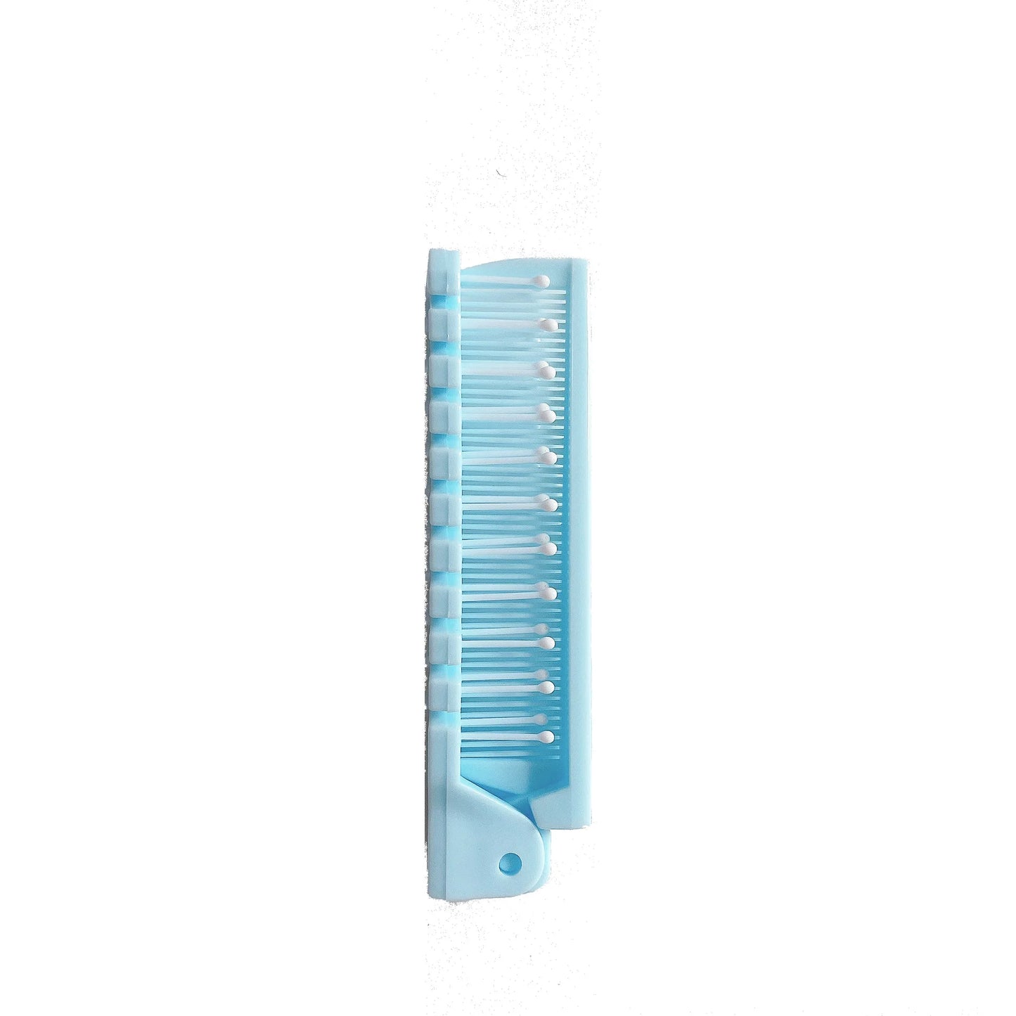 Mini Folding Comb – Portable 2-in-1 Travel Hairbrush & Detangler