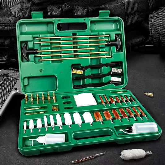 Universal Gun Cleaning Kit with Brass Rods Handgun Firearm Cleaner Tool Hunting Accessories Glock19 M16 Ar15 Hunting Accessories Peaceful Pleasures Health and Wellness