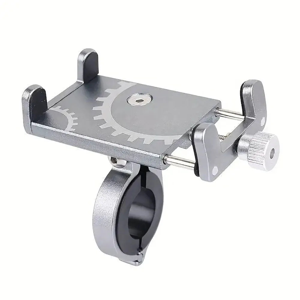 Adjustable Mobile Phone Holder Handlebar Clip Stand GPS Mount Bracket Rack Electric Scooter Accessories for Xiaomi iPhone Peaceful Pleasures Health and Wellness Grey