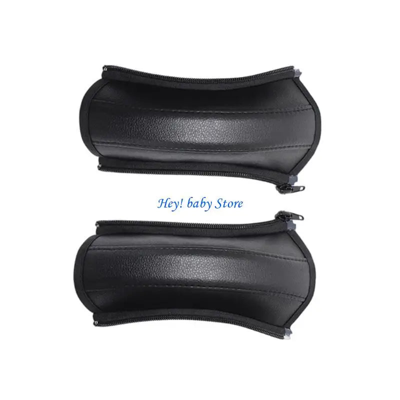 Baby Stroller Handle Cover | PU Leather Grip Protector