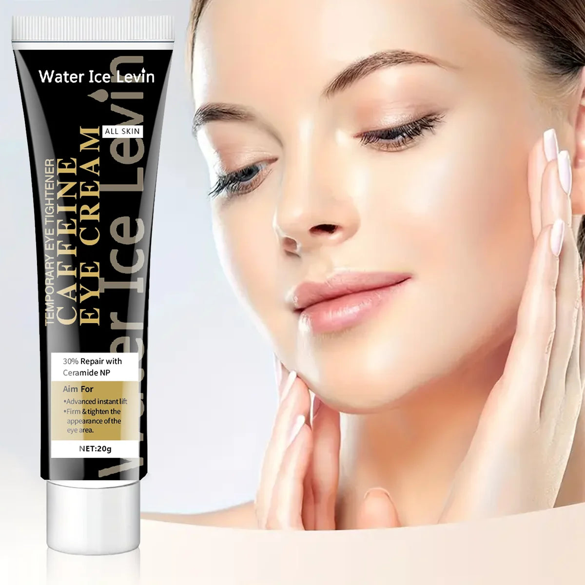 Caffeine Eye Cream – Brighten, Firm & Hydrate Under Eyes Eye Serum Cream Peaceful Pleasures Health and Wellness