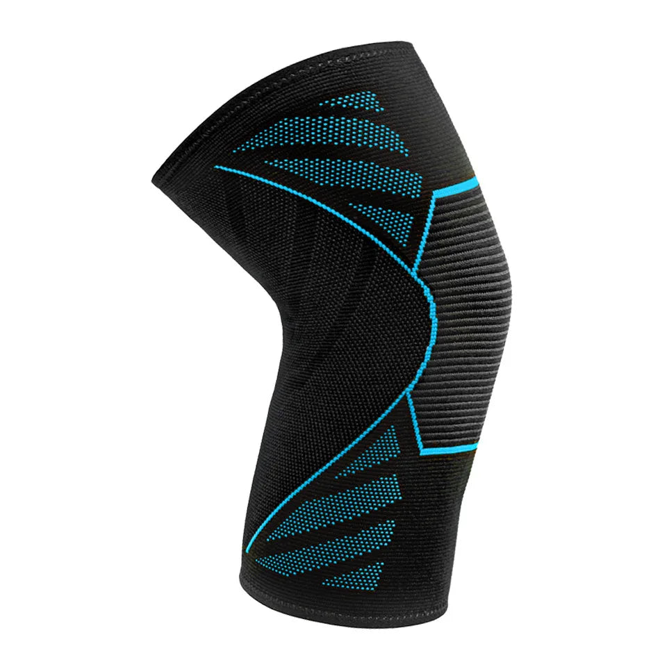 1 PC Professional Knee Support Compression Knee Sleeve Anti Slip Silicone Knee Braces for Knee Pain Meniscus Tear Peaceful Pleasures Health and Wellness Blue XXXL