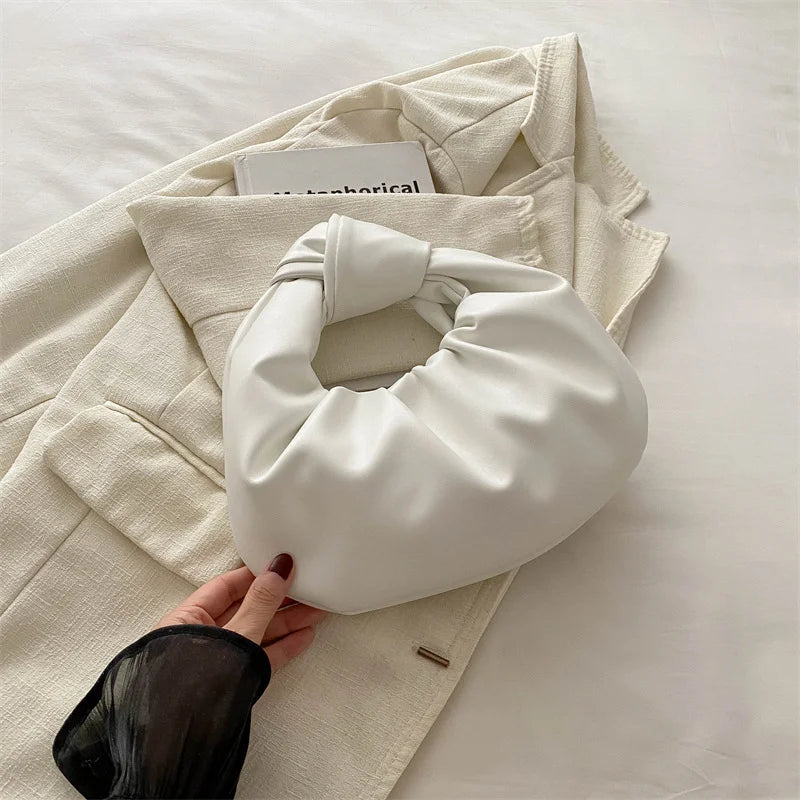 Exquisite Unique Niche Design Bag New Style Women's Bag Versatile Hand Carry Bag Handheld Wrist Bag for Daily Casual Travel Use Peaceful Pleasures Health and Wellness B