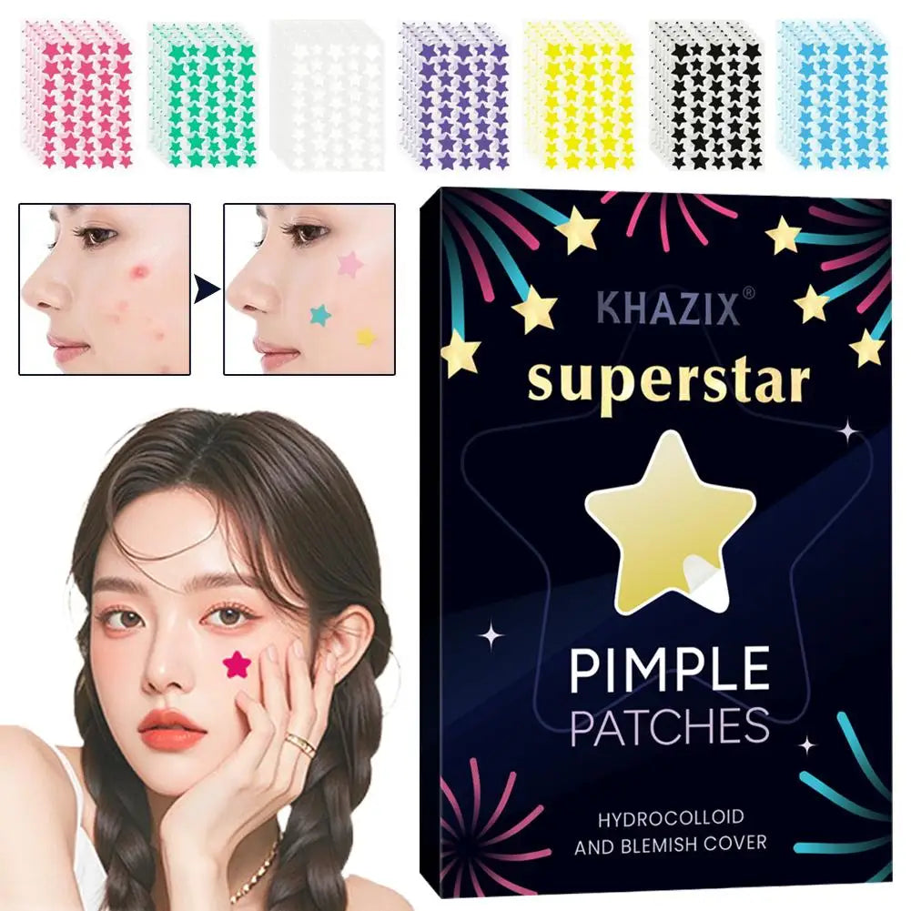 Sweet Cool Star Acne Patch Face Blemishes Invisible Pimple Patch For Day and Night Use Anti-Acne Spots Marks Concealer Patch Peaceful Pleasures Health and Wellness