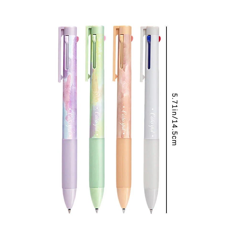 Three Press Neutral Pen Students Take Notes Quickly Smoothly Chinese