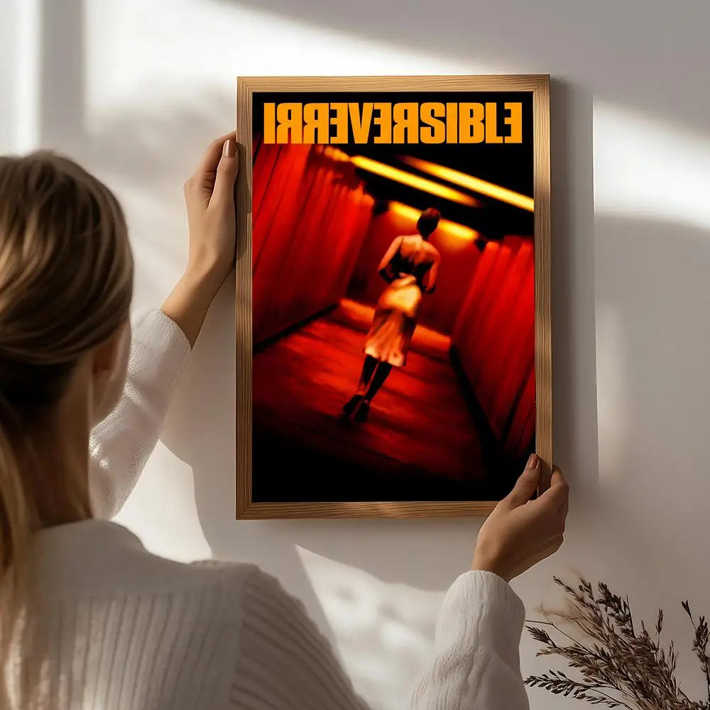 Irreversible Movie Poster HD Self-Adhesive Waterproof Wall Art Movie Wall Poster Peaceful Pleasures Health and Wellness White7 15X20cmNoframe