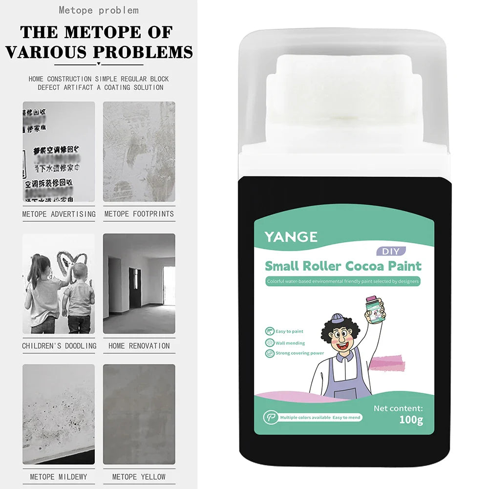 High Coverage Wall Touch-Up Paint | Quick-Dry White Repair