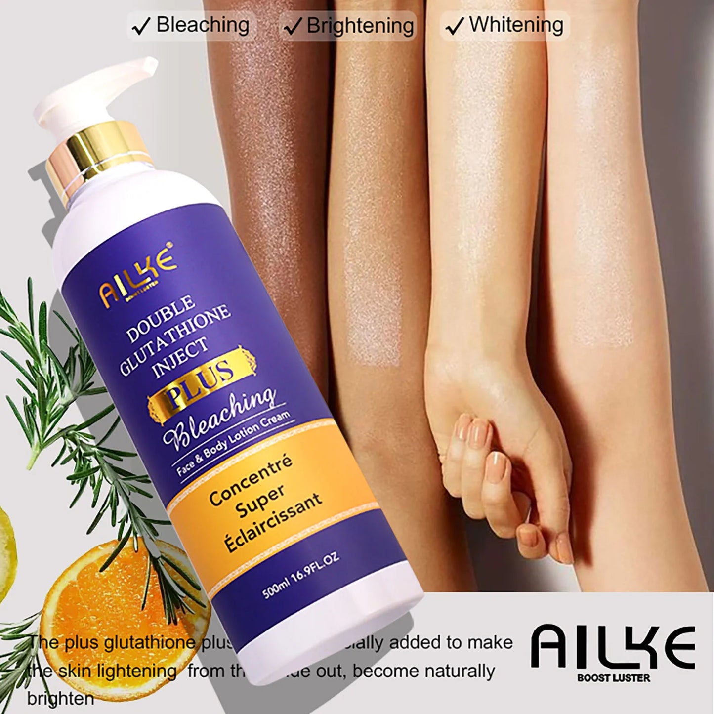 AILKE Double Glutathione Brightening Serum – Dark Spot 120ml