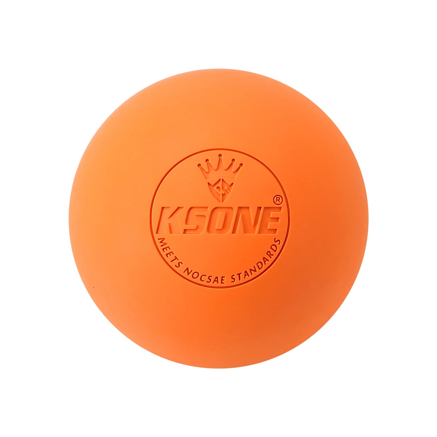 Solid Color KSONE Yoga Fascia Ball,Silicone Pilates Ball For Foot Massage Muscle Relaxation Peaceful Pleasures Health and Wellness Orange