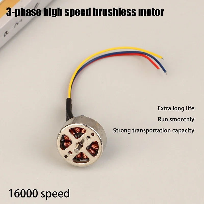 HELTC 14mm Brushless Motor 15000KV 3.7V 7.4V RC Drone Fan