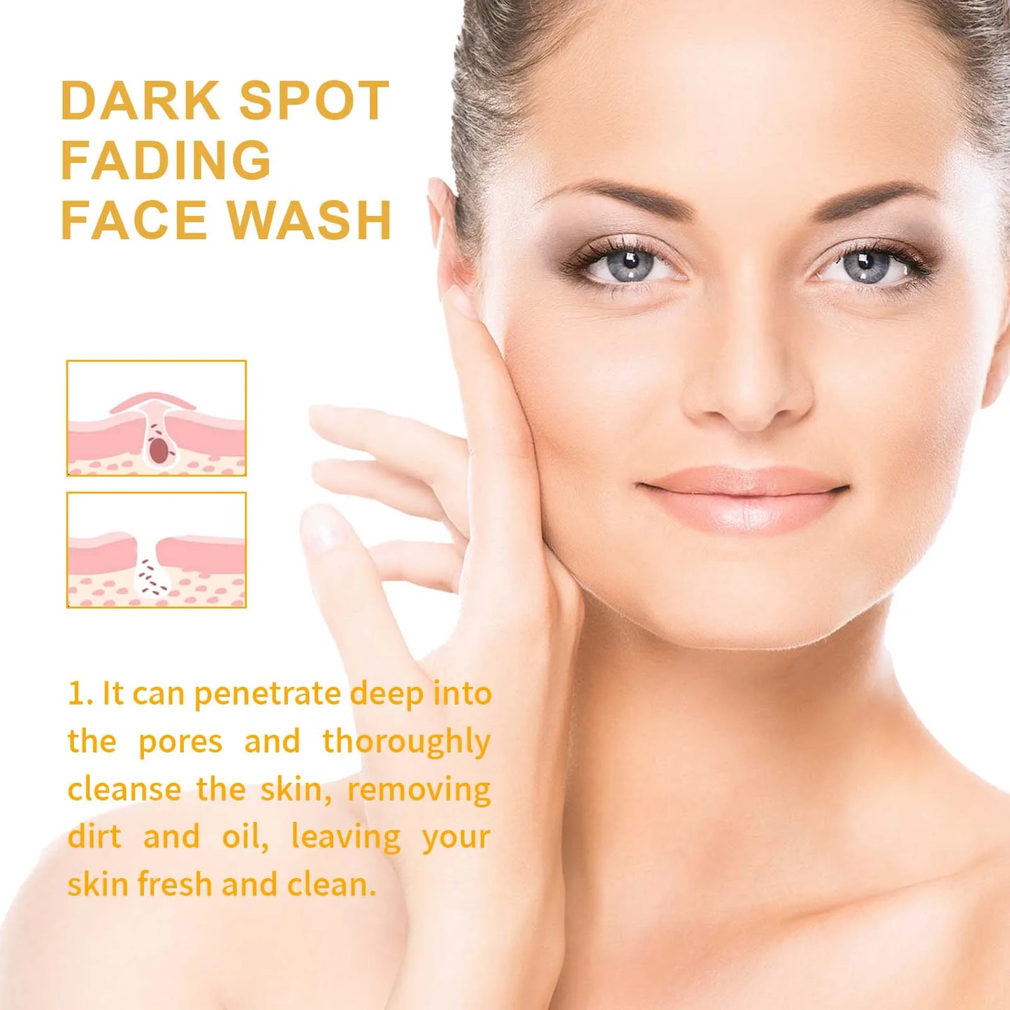 Turmeric Brightening Facial Cleanser – Deep Cleanse & Glow