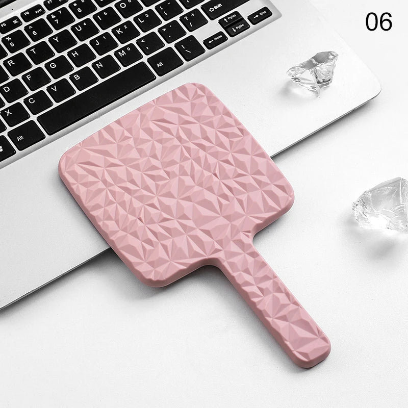 Mini Square Handheld Makeup Mirror | Portable Travel Cosmetic Mirror