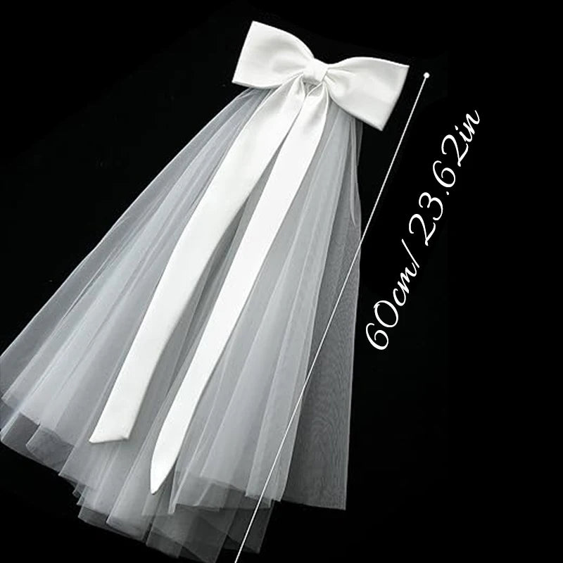 Personalised Bridal Bow Veil | Custom Future Mrs Wedding Gift