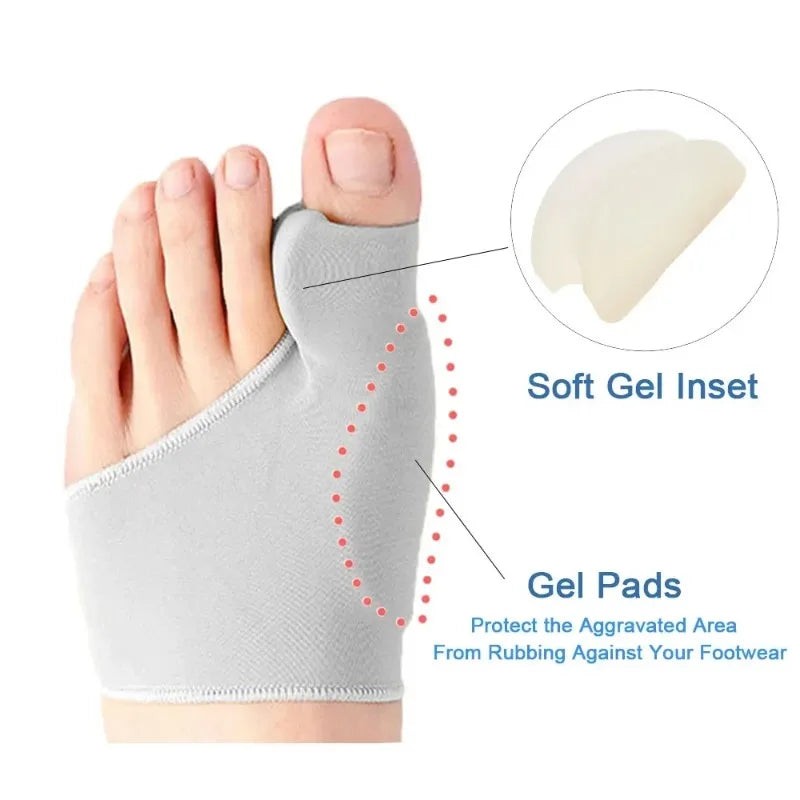 Hallux Valgus Corrector – Adjustable Big Toe Separator Pair